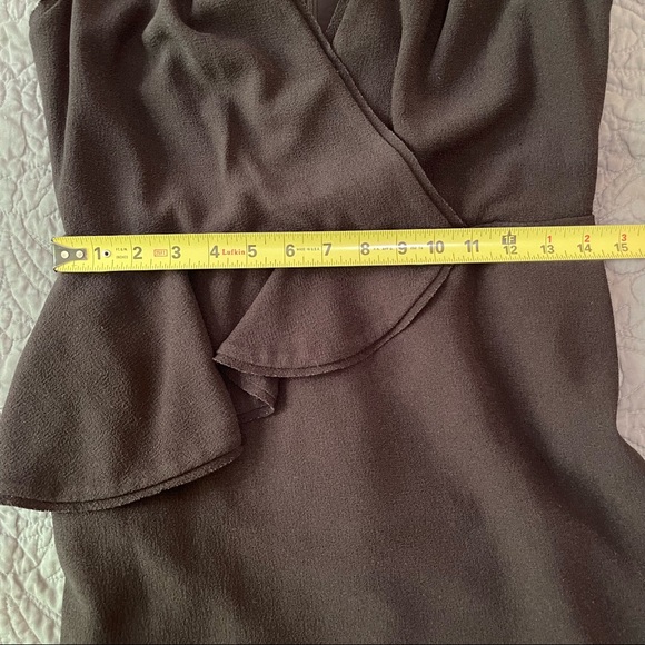 Tory Burch Brooklyn Black Sleeveless Ruffle
Special Occasion Knee Length Dress - Picture 10 of 16